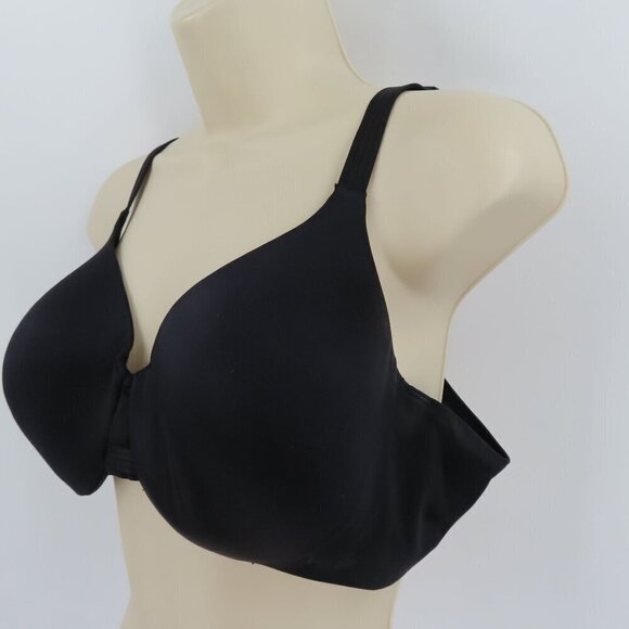 Bali 38C One Smooth U Smoothing Bra Solid Black Underwire Lined 3W11 3B11 Womens - Picture 4 of 14